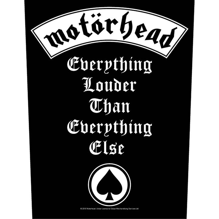 Produktbild Motorhead Patch Everything Louder (36 x 30 cm)
