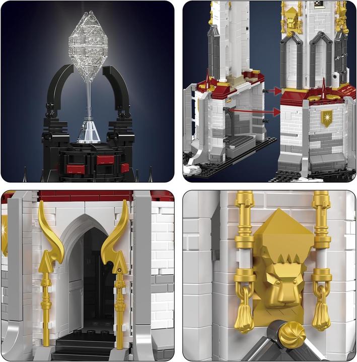 Actual product image Mould King Medieval lighthouse