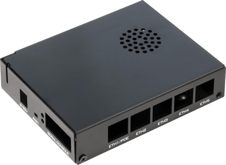 Actual product image MikroTik RB450 series indoor case