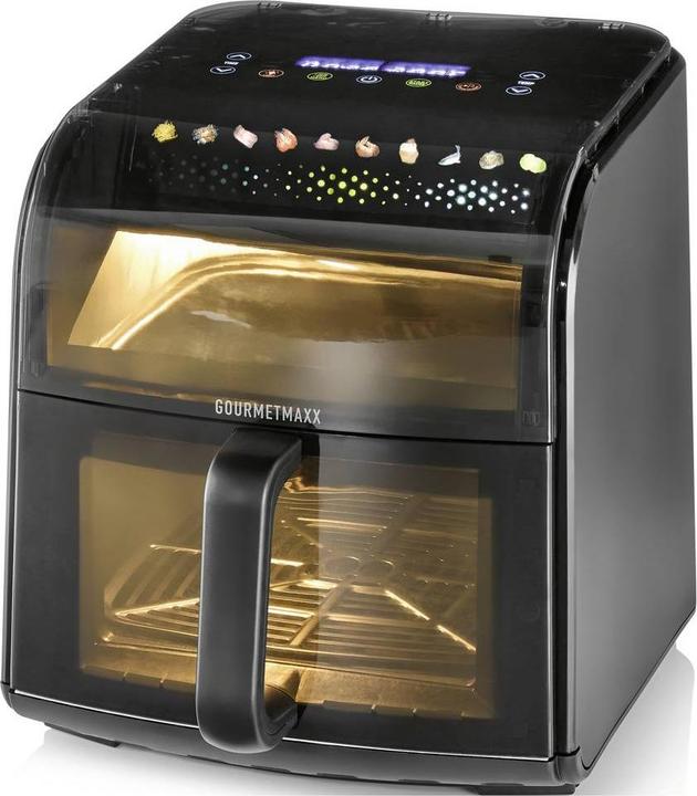 Actual product image Gourmetmaxx Heissluftfritteuse mit Sichtfenster & Panoramadach