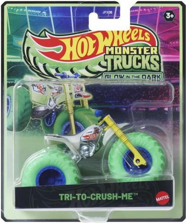 Actual product image Mattel HOT WHEELS Monster Trucks Glow in the Dark GOTTA GO Vehicle