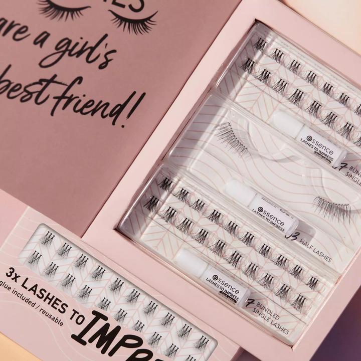 Produktbild essence Lashes to Impress False Lashes 3 Stück (Künstliche Wimpern)