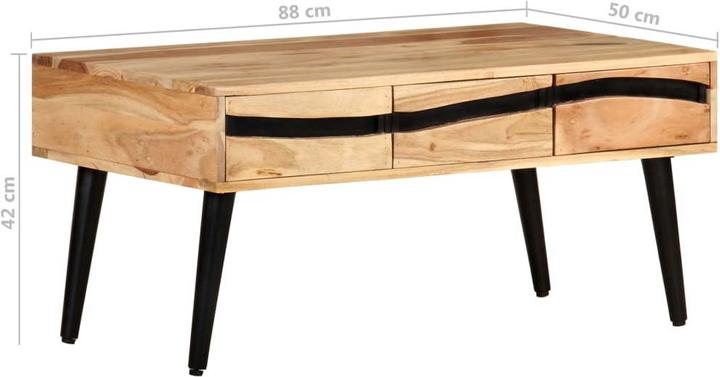 Immagine prodotto vidaXL Tavolino da caffè (88 x 50 x 42 cm)