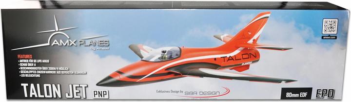Immagine prodotto Amewi Girante Jet Talon 80 mm EDF, 1100 mm, rosso, PNP (Jet)