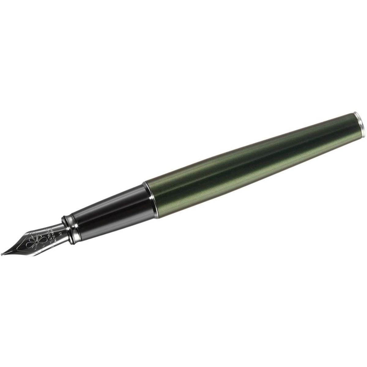 Diplomat, Schreibstifte, Füllhalter Excellence A2 Evergreen chrom M (Grün, Chrom, 1 x)
