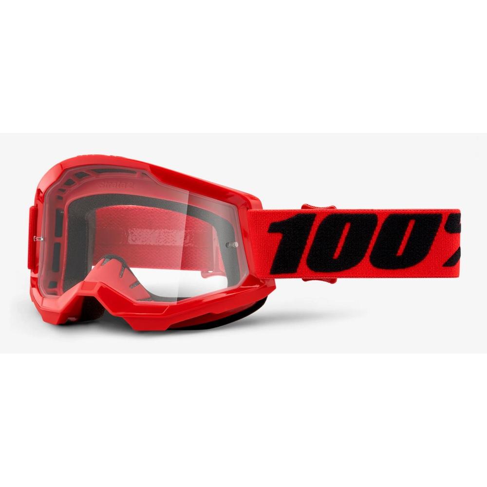 100%, Herren, Sonnenbrille, Unisex-Adult Strata 2 Sunglasses, Rot, Erwachsene