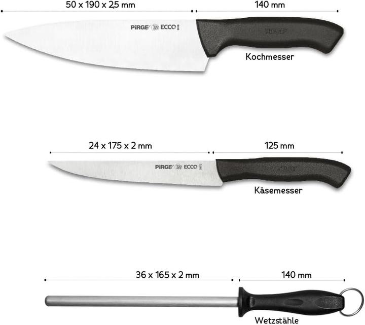 Produktbild Pirge Ecco Starter Messerset (19 cm)