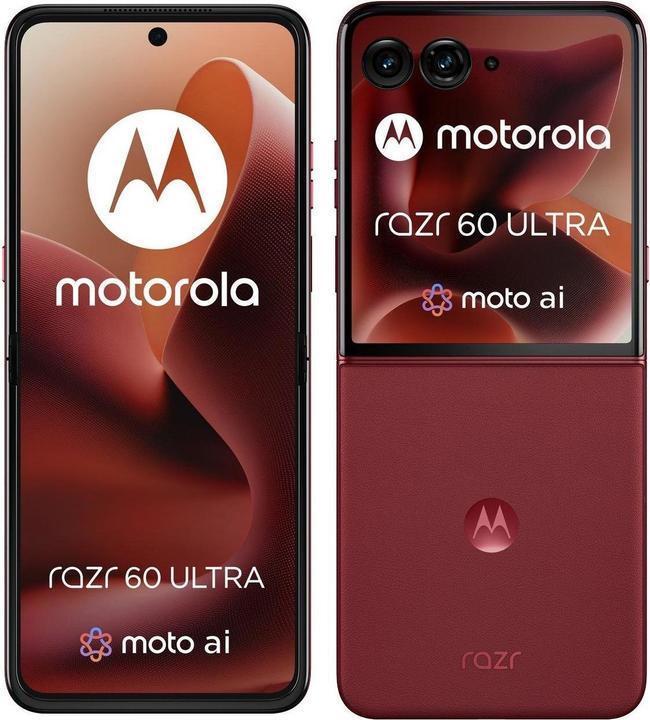 Actual product image Motorola Razr 60 Ultra (512 GB, Pantone Rio Red, 6.96", SIM + eSIM, 5G)