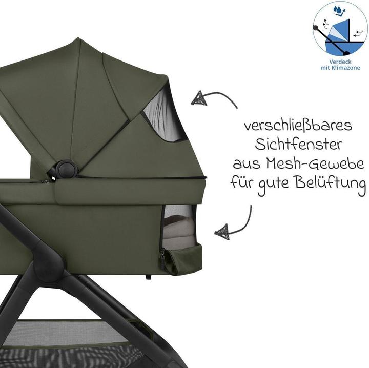 Actual product image ABC Design City Life Carrycot, Avocado