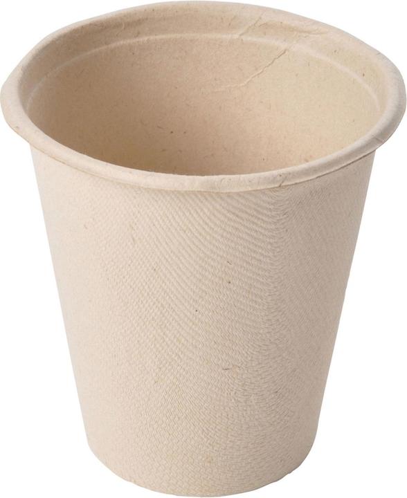 Natura Punto Trinkbecher Einweg aus Zuckerrohr, 24 Becher (24 x)