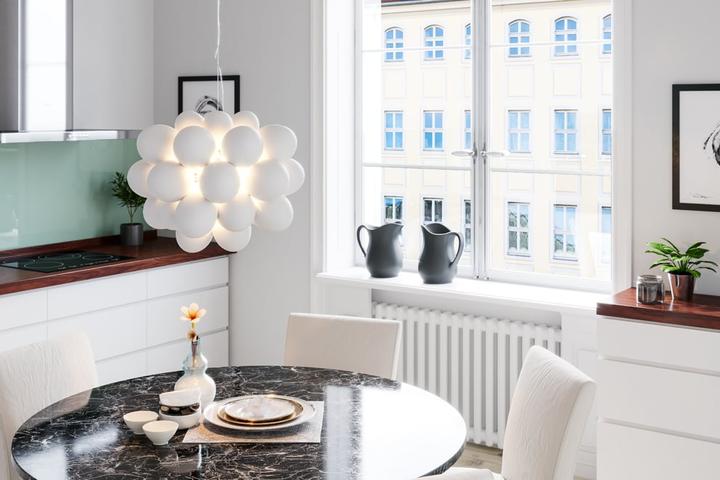 Image du produit By Rydens Gross Lampe à suspendre Ø50 Blanc mat (G9)