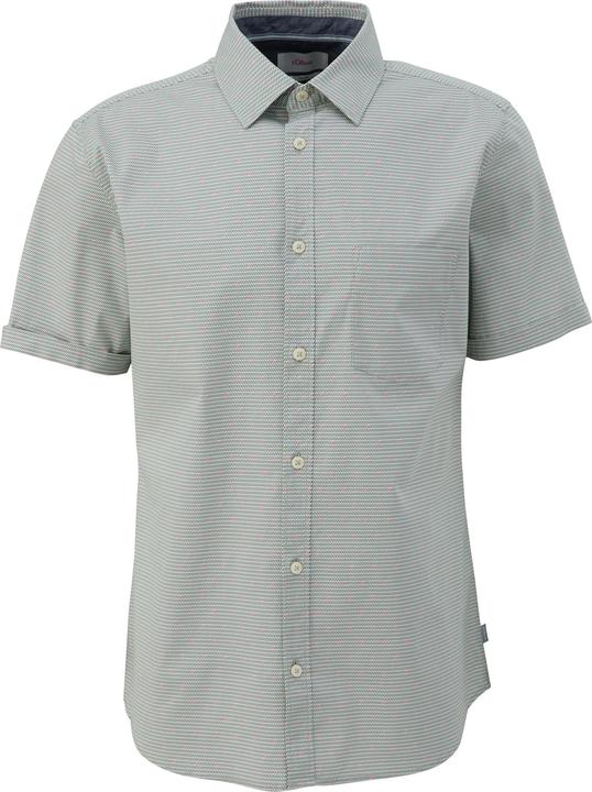 Immagine prodotto s.Oliver Slim: Kurzarmhemd aus Baumwollstretch (XXL)