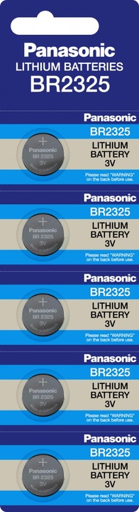 Produktbild Panasonic Batterie Lithium, BR2325, (5-Pack) (BR2325, 165 mAh)