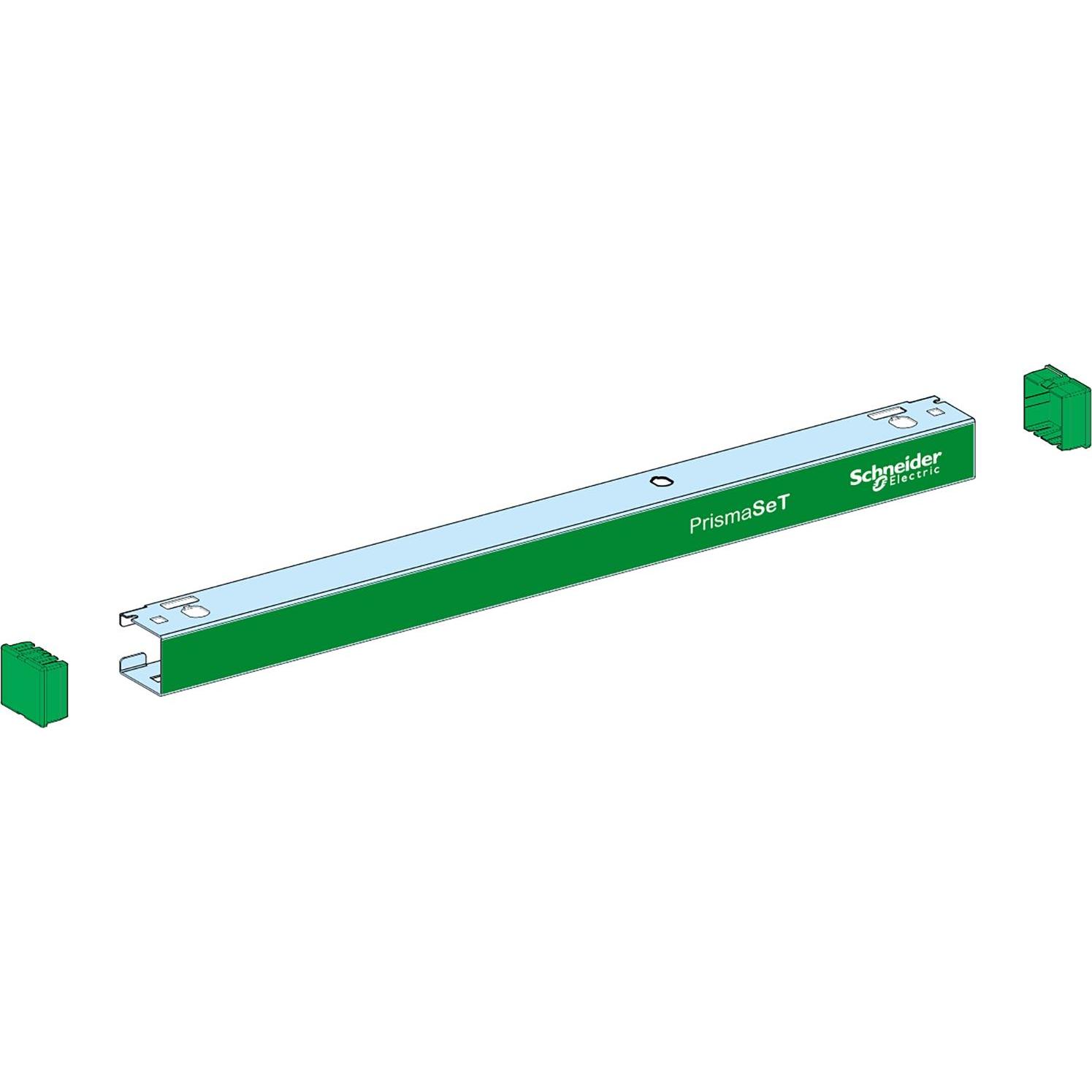 Schneider Electric PrismaSeT-P, Designfrontblende, Breite=800mm,Höhe=1Modul Inhalt: 1St., Serverschrank Zubehör, Grau