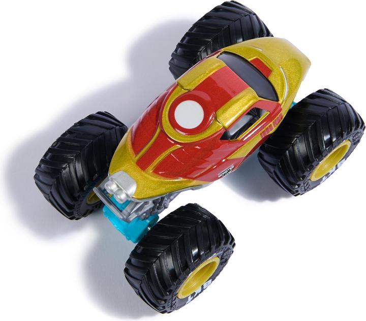 Actual product image Monster Jam Marvel Iron Man Vs. War Machine