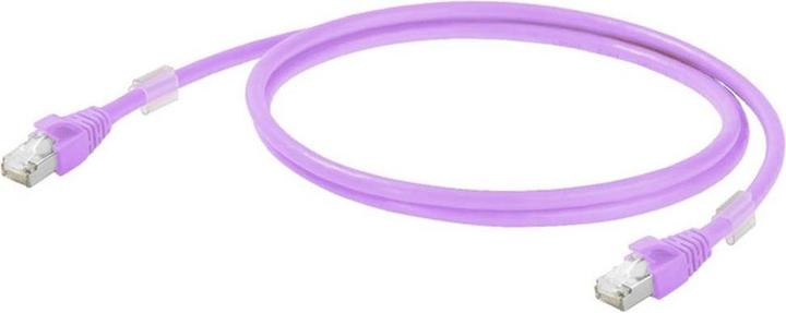 Produktbild Weidmüller RJ45 Netzwerkkabel, Patchkabel CAT 6a S/FTP 20.00 m Violett Flammwidrig (S/FTP, CAT6a, 20 m)