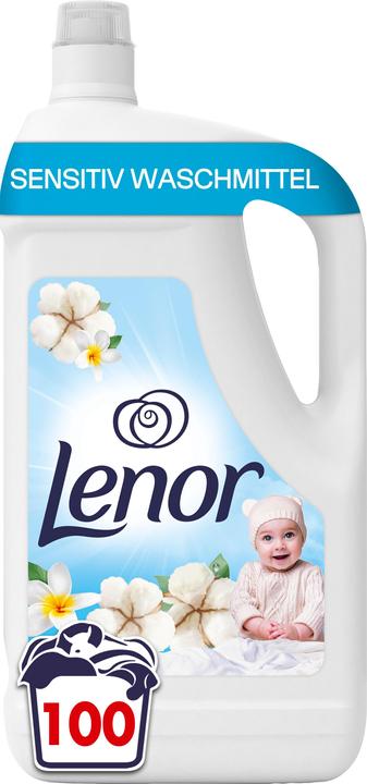 Produktbild Lenor Baumwollblüte und Tiare-Blume (100 Waschgänge, Flüssigwaschmittel)