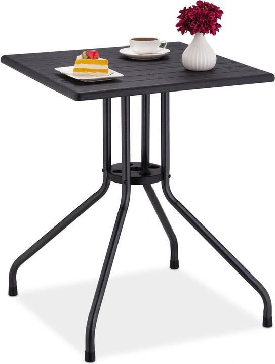 Schwarzes Holzmuster