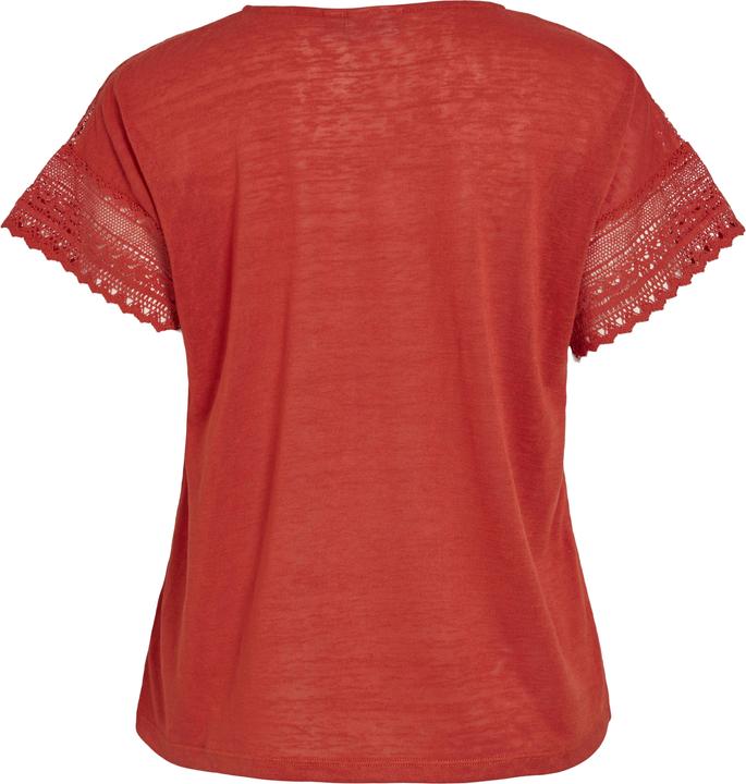 Produktbild Vila Rundhals Oberteil mit kurzen Ärmeln (XL)