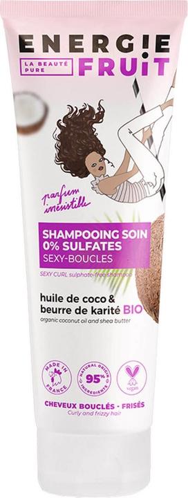 Actual product image Energie Fruit - Shampooing Soin Nutrition 0% Sexy Boucles (250 ml, Liquid shampoo)