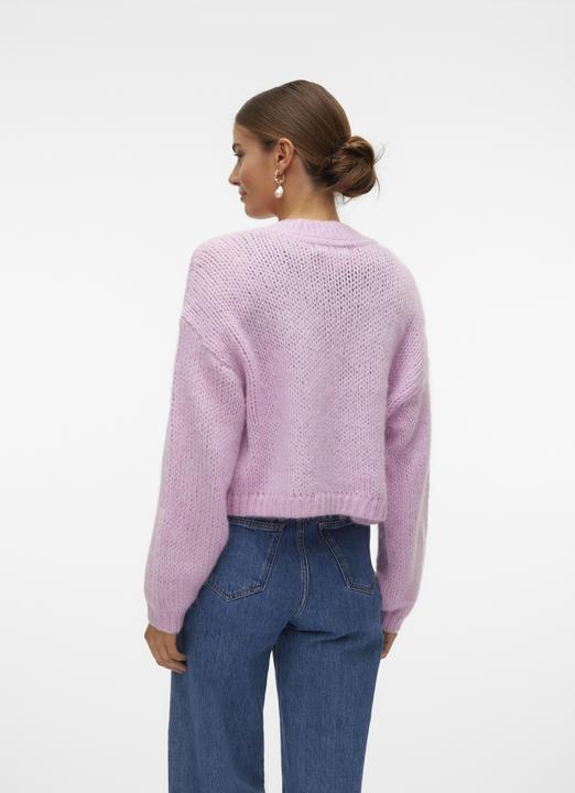 Produktbild Vero Moda V-Ausschnitt Ballonärmel Strickjacke Strickjacke (M)