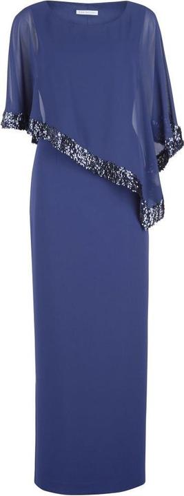 Image du produit Gina Bacconi Robe Maxi Cape à Paillettes (34)