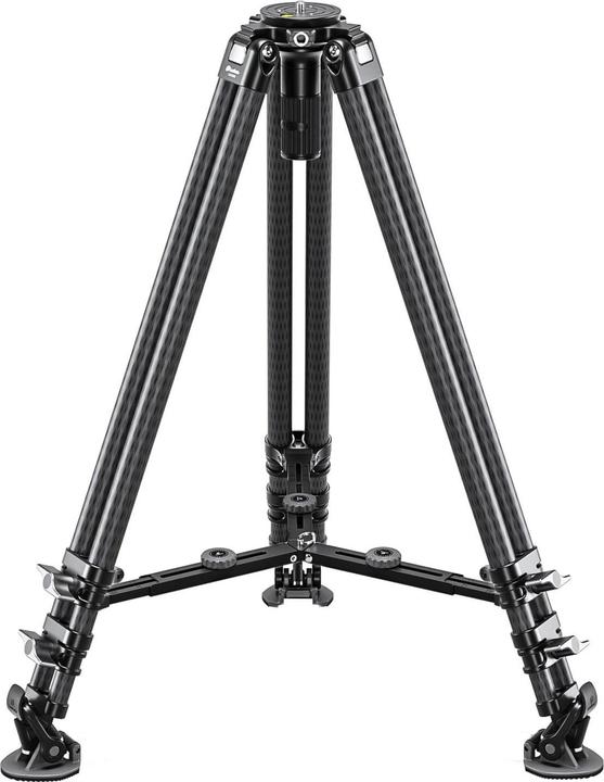 Leofoto Doppelrohr Carbon Stativ LVC-253C mit Nivellierbasis (Metall)