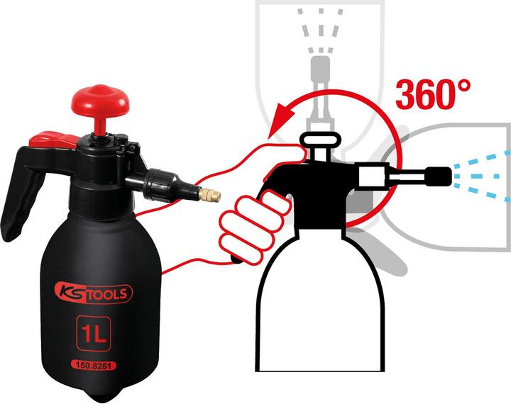 Produktbild KS Tools Druckpump-Zerstäuber (1 l)