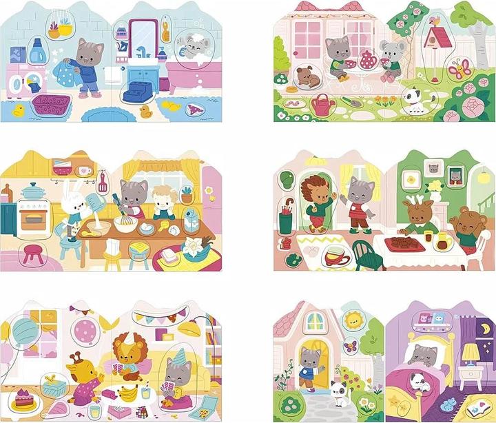 Produktbild Janod Sticker - Stickerbuch Das Haus