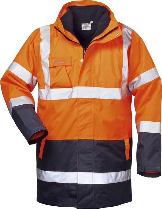 Produktbild Safestyle *TRAVIS* 4-IN-1 WARNSCHUTZPARKA ORANGE/MARINE (S)