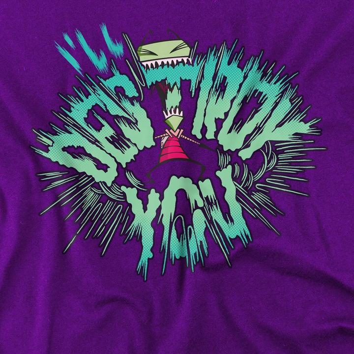 Produktbild Invader Zim I'll Destroy You TShirt (M)