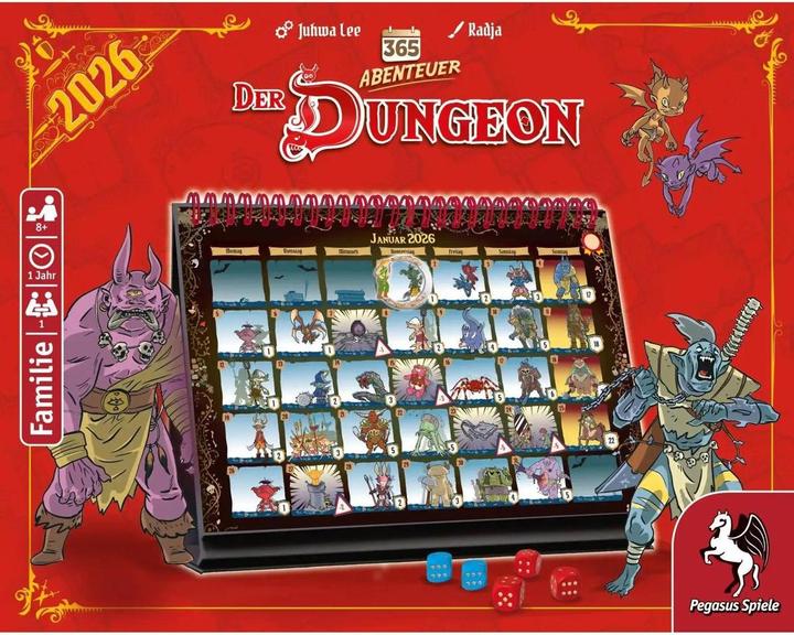 Produktbild Pegasus 365 Abenteuer – Der Dungeon (Edition 2026) (Deutsch, 1 Spieler)
