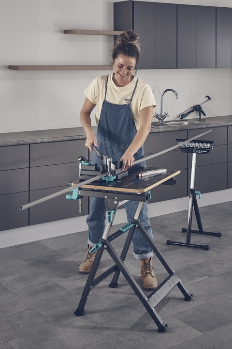 Actual product image wolfcraft MASTER 650 ERGO Clamping and Working Table (65 cm, 72 cm)