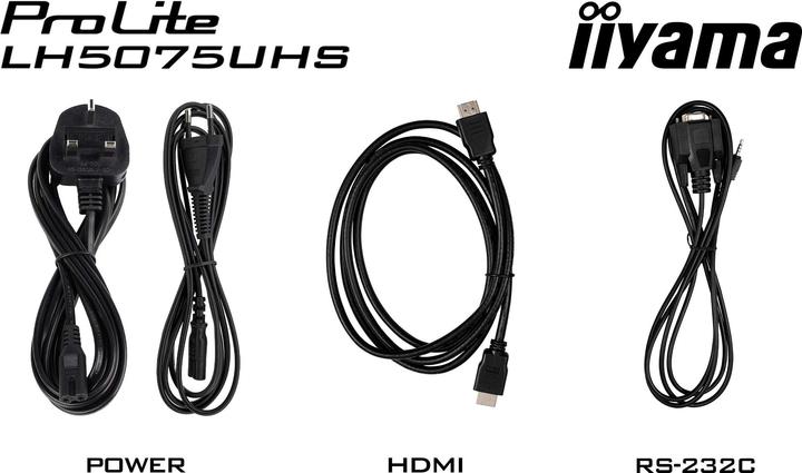 Image du produit iiyama 50" 3840x2160, UHD VA panel, Haze 25%, 5 (3840 x 2160 pixels, 49.50")