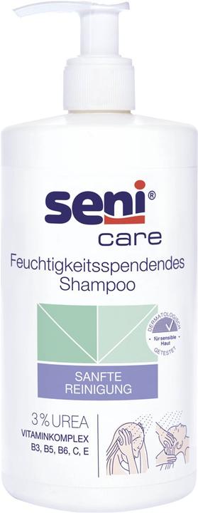 Seni Care Shampoo feuchtigkeitsspendend 3% Urea (500 ml, Flüssiges Shampoo)