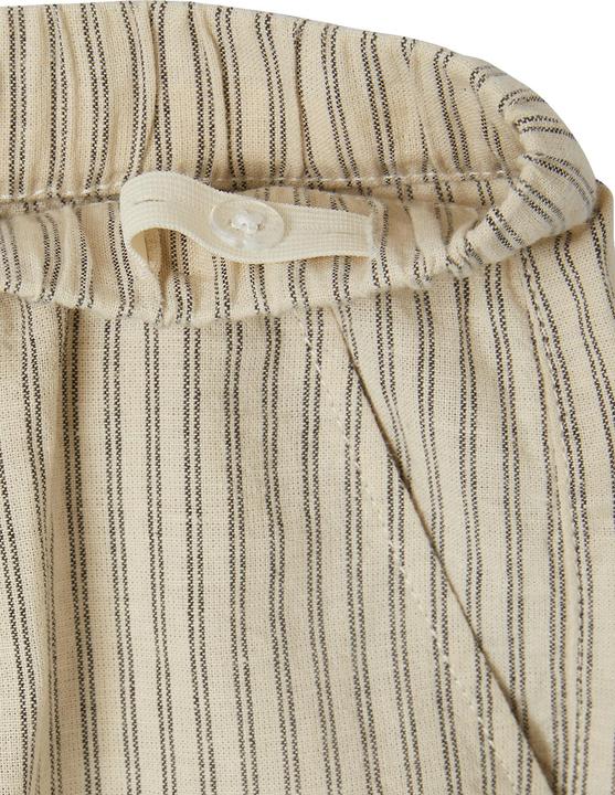 Image du produit Vertbaudet Pantalon large garçon à rayures, mélange de lin (110)