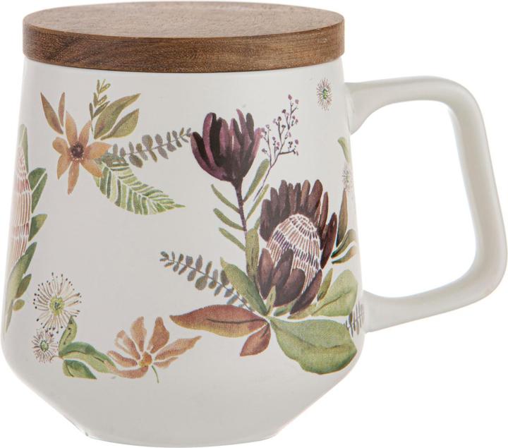 Puckator Zoo - Tazza In Ceramica A Forma Di Lemure, Bianca, 11.5 X 8 X 14 Cm, Adatta Al Microonde