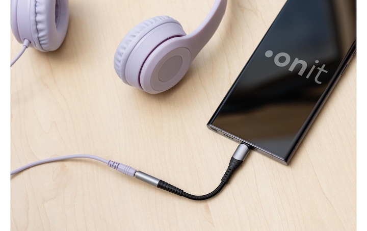 Actual product image Onit Digital Audio Adapter USB-C to 3.5 mm AUX (Digital -> Analog)