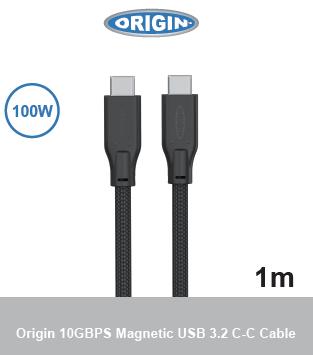 Produktbild Origin Storage OS-USBCC-10G-1M (1 m, USB 3.2 Gen 2, 100 W)