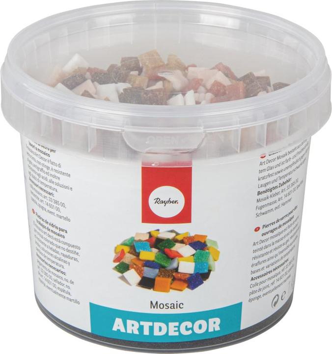 Image du produit Rayher Tuile de mosaïque environ 1300 pcs 1x1cm, orange brun