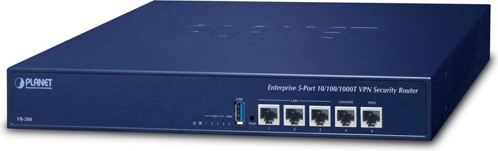 Planet Enterprise 5-poorts kabelrouter gigabit ethernet blauw