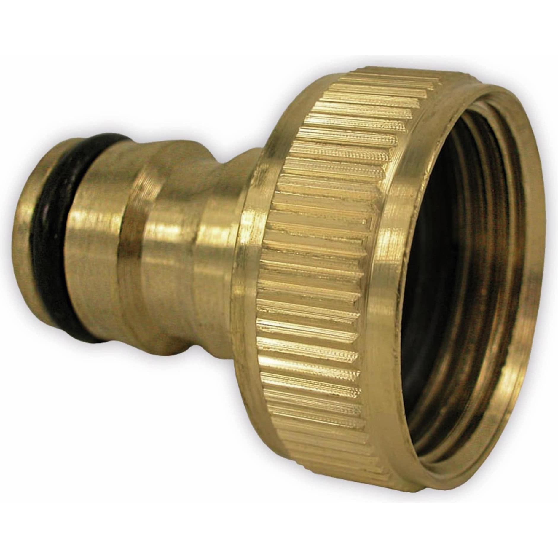 Puteus, Schlauchanschluss + Schlauchverbinder, Hahnstück, 1/2", Messing (Winkelhahnstück, 50.80 mm)