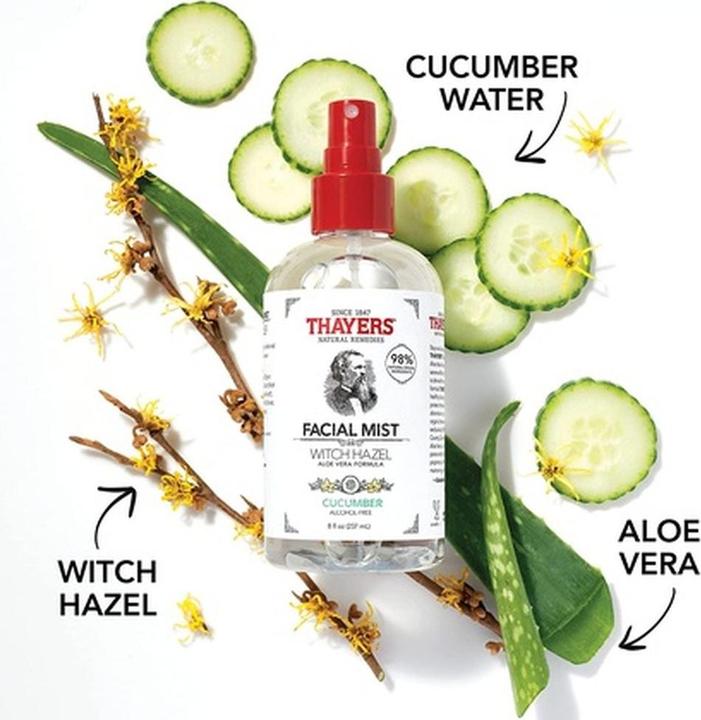 Image du produit Thayers Witch Hazel with Aloe Vera Cucumber Brume pour le visage - 237ml (Tonique visage, 237 ml)