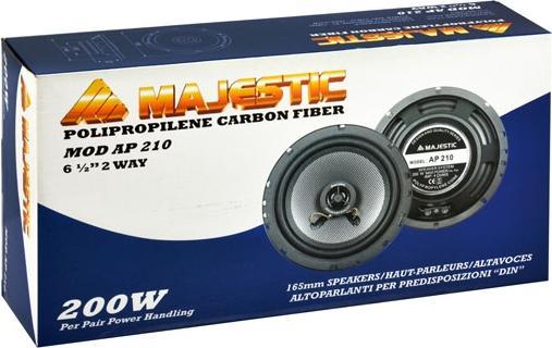 Productafbeelding Majestic Nieuwe AP-210 1-weg autoluidspreker 200 W Ovaal (200 W, Andere)