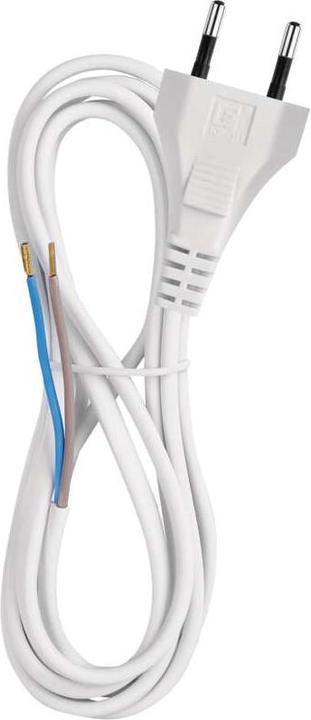 Image du produit Emos Câble d'alimentation PVC 2x 0,5mm2, 2m, blanc (2 m)