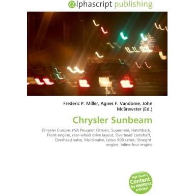 Thumbnail - Chrysler Sunbeam, Ratgeber