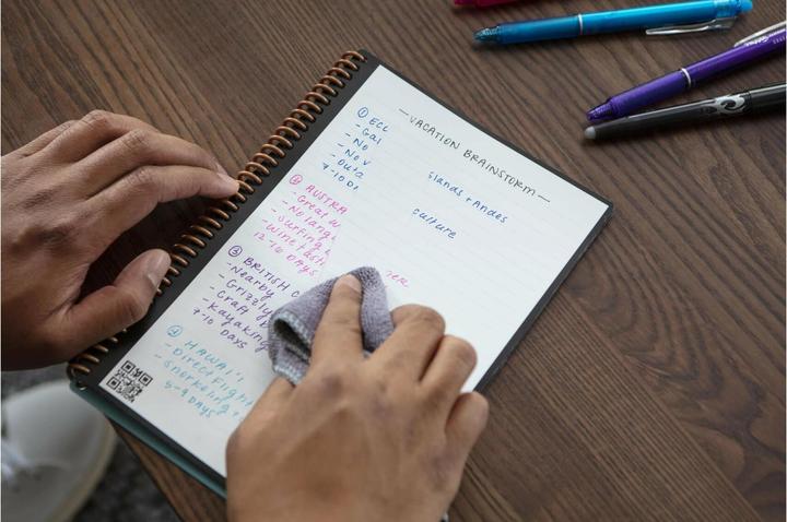 Image du produit Rocketbook Retournez (A5, À rayures, Couverture souple)