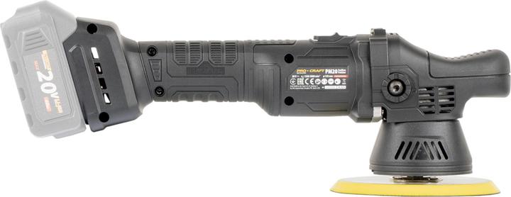 Produktbild Procraft PM20bb Akku Poliermaschine 20 V 150 mm + 2x Akku 2,0 Ah + Ladegerät