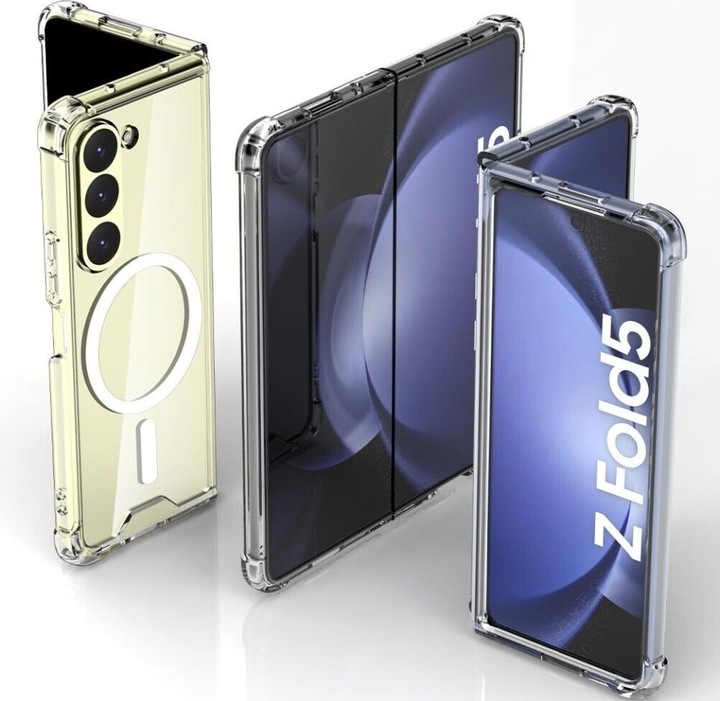 Produktbild Screenguard Magnetic Samsung Galaxy Z Fold5 Clear Case MagSafe Hülle (Samsung Galaxy Z Fold5)