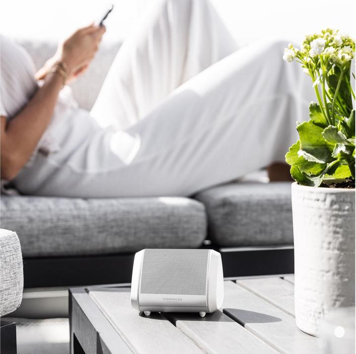 Produktbild Vonmählen Bluetooth Speaker Air Beats Mini White (13 h, Akkubetrieb)